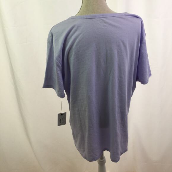a.n.a short sleeve tee classic lilac XL - Picture 6 of 13